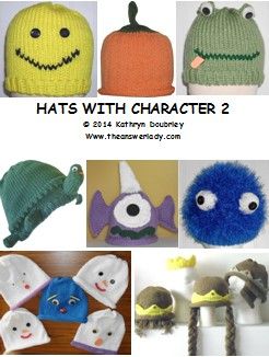 Knitting Hat Size Chart - Babies & Adults